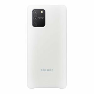 Puzdro Samsung Silicone Cover EF-PG770TWE pre Samsung Galaxy S10 Lite - G770F, White EF-PG770TWEGEU