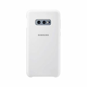 Puzdro Samsung Silicone Cover EF-PG970TWE pre Samsung Galaxy S10e - G973F, White EF-PG970TWEGWW