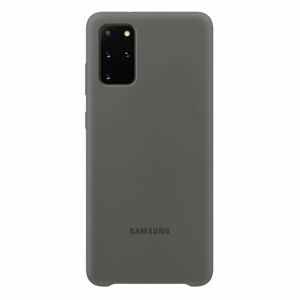 Puzdro Samsung Silicone Cover EF-PG985TJE pre Samsung Galaxy S20 Plus - G985F, Gray EF-PG985TJEGEU