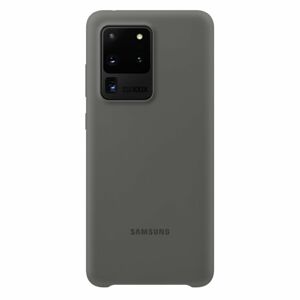 Puzdro Samsung Silicone Cover EF-PG988TJE pre Samsung Galaxy S20 Ultra - G988F, Gray EF-PG988TJEGEU