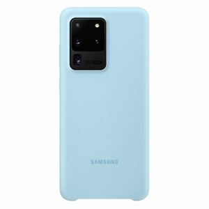 Puzdro Samsung Silicone Cover EF-PG988TLE pre Samsung Galaxy S20 Ultra - G988F, Sky Blue EF-PG988TLEGEU