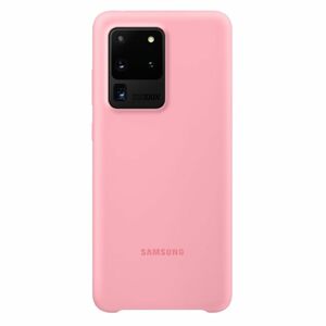 Puzdro Samsung Silicone Cover EF-PG988TPE pre Samsung Galaxy S20 Ultra - G988F, Pink EF-PG988TPEGEU