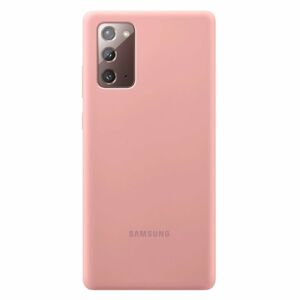Puzdro Samsung Silicone Cover pre Galaxy Note 20 - N980F, copper brown (EF-PN980TAE ) EF-PN980TAEGEU