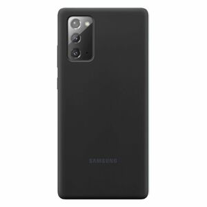 Puzdro Silicone Cover pre Galaxy Note 20, black EF-PN980TBEGEU