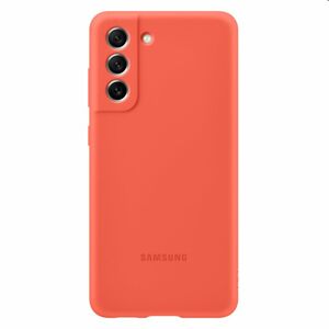 Puzdro Silicone Cover pre Samsung Galaxy S21 FE 5G, coral EF-PG990TPEGWW