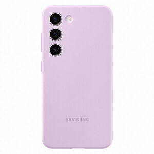 Puzdro Silicone Cover pre Samsung Galaxy S23, lilac EF-PS911TVEGWW