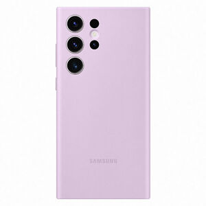 Puzdro Silicone Cover pre Samsung Galaxy S23 Ultra, lilac EF-PS918TVEGWW