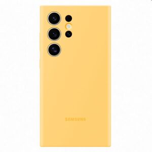Puzdro Silicone Cover pre Samsung Galaxy S24 Ultra, yellow EF-PS928TYEGWW