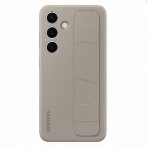 Puzdro Silicone Grip Cover pre Samsung Galaxy S24, taupe EF-GS921CUEGWW