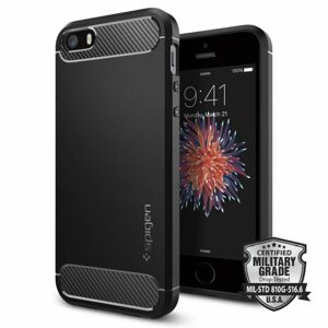 Púzdro Spigen odolné Armor Apple iPhone SE/5S/5 čierne