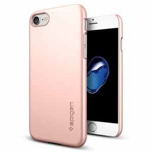 Puzdro Spigen Thin Fit pre Apple iPhone 7 a iPhone 8, Rose Gold 042CS20429