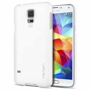 Puzdro Spigen Ultra Fit pre Samsung Galaxy S5 - G900 a S5 Neo - G903, Smooth White SGP10732