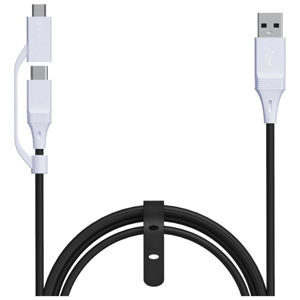 Raptor Gaming CC200 Play & Charge cable for PS4, PS5, black RG-CC200-W