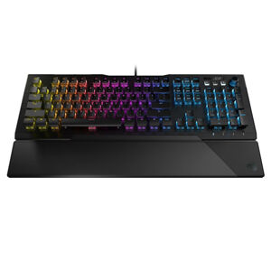 Roccat Vulcan 121 AIMO Gaming Keyboard, Red Titan Switch Speed RGB US Layout, Black ROC-12-671-RD