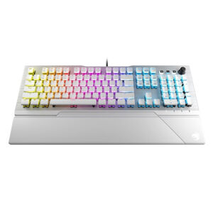Roccat Vulcan 122 AIMO Gaming Keyboard, Titan Switch Tactile, RGB, US Layout,Silver - OPENBOX (Rozbalený tovar s plnou z ROC-12-941-BN