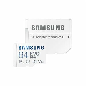 Samsung EVO Plus Micro SDXC 64GB (2021) + SD adaptér MB-MC64KA/EU