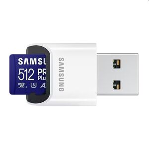 Samsung PRO Plus Micro SDXC 512GB + USB adaptér MB-MD512SBWW