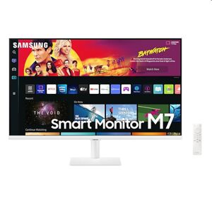 Samsung Smart Monitor M7 (2022), 32" UHD, white LS32BM701UUXEN