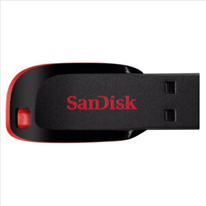 SanDisk Cruzer Blade 128 GB USB, červený SDCZ50-128G-B35