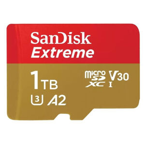 SanDisk Extreme microSDXC 1 TB 190 MBs s adaptérom SDSQXAV-1T00-GN6MA