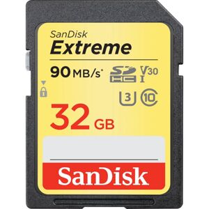 SanDisk Extreme Secure Digital SDHC UHS-I U3 32GB | Class 10, rýchlosť 90MBs (SDSDXVE-032G-GNCIN) SDSDXVE-032G-GNCIN