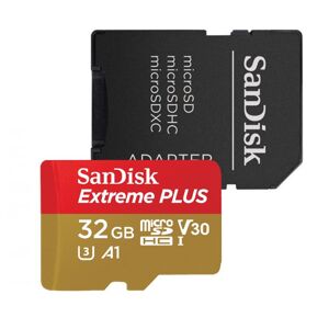 SanDisk Micro SDHC Extreme PLUS 32GB + SD adaptér, UHS-I U3 A1, Class 10 - rýchlosť 9590 MBs (SDSQXBG-032G-GN6MA) SDSQXBG-032G-GN6MA