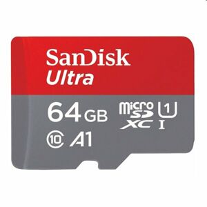 SanDisk Micro SDXC Ultra 64GB + SD adaptér, Class 10 - rýchlosť 120 MBs (SDSQUA4-064G-GN6MA) SDSQUA4-064G-GN6MA
