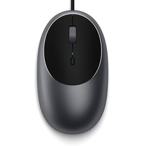 Satechi myš C1 USB-C Wired Mouse, šedá ST-AWUCMM