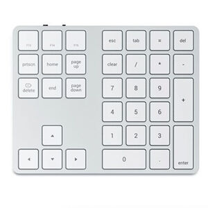 Satechi numerická hliníková prídavná klávesnica pre Mac, strieborná ST-XLABKS
