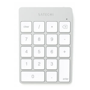 Satechi numerická klávesnica Slim Wireless, silver aluminium ST-SALKPS