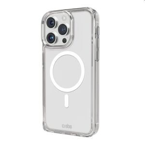 SBS Puzdro Light Mag pre Apple iPhone 15 Pro Max, transparentné TELIGMAGIP1567PT