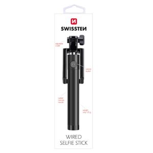 Selfie tyč Swissten s 3,5mm jack konektorom - OPENBOX (Rozbalený tovar s plnou zárukou) 32000200