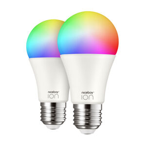 Set LED smart žiaroviek Niceboy ION SmartBulb RGB E27 Set (2 ks) SC-E27-set