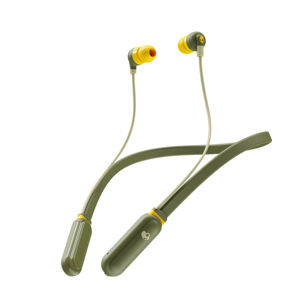 Skullcandy Ink’d + Wireless Earbuds, elevated olive S2IQW-M687