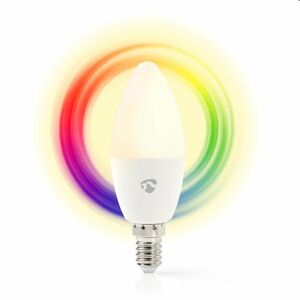 Nedis SMART LED žiarovka WIFILC11WTE14, E14, farebná/biela