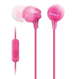 Sony MDR-EX15AP slúchadlá s handsfree, ružová MDREX15APPI.CE7