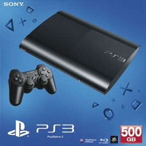 Sony PlayStation 3 500GB, charcoal black CECH-4004C