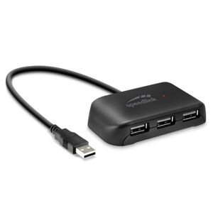 Speedlink Snappy Evo USB Hub, 4-Port, USB 2.0, Passive, black SL-140004-BK