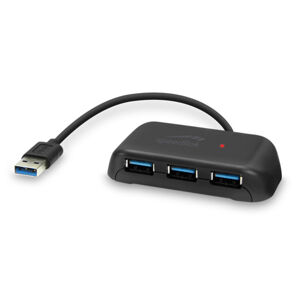 Speedlink Snappy Evo USB Hub, 4-Port, USB 3.0, Active, black SL-140106-BK