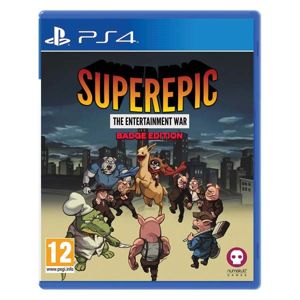 SuperEpic: The Entertainment War (Badge Edition) PS4