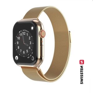 Swissten Milanese Loop for Apple Watch 42-44, gold 46000213