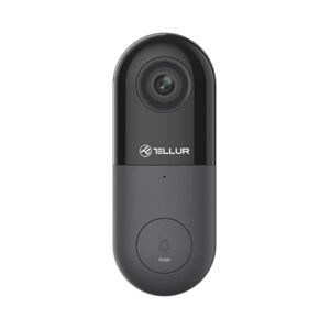 Tellur Video DoorBell WiFi, 1080P, PIR, Wired, Black TLL331251, čierna