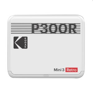 Tlačiareň Kodak Mini 3 Plus Retro, biela - OPENBOX (Rozbalený tovar s plnou zárukou) P300RW