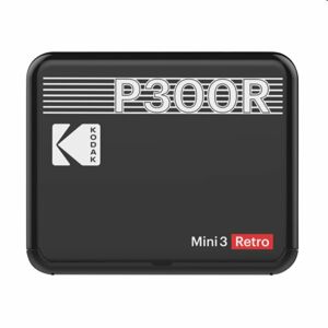 Tlačiareň Kodak Mini 3 Plus Retro, čierna P300RB