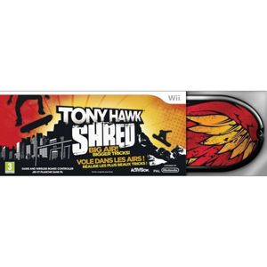 Tony Hawk: SHRED + skateboard Wii