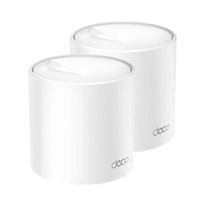 Tp-link Deco X60 (2-pack), AX3000 Whole-Home Mesh Wi-Fi System, Wi-Fi 6, Qualcomm 1GHz Quad-core CPU, 2402Mbps at 5GHz+5 Deco X60(2-pack)
