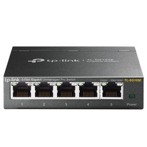 TP-Link TL-SG105E 5 portov gigabitový inteligentný sieťový switch, čierna TL-SG105E