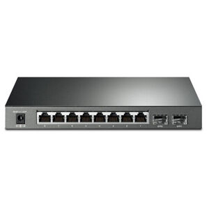 tp-link TL-SG2210P, 10 portový gigabitový inteligentný switch JetStream s 8 portami PoE+ TL-SG2210P