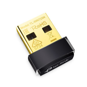 TP-Link TL-WN725N 150Mb Nano Wifi USB adaptér, black - OPENBOX (Rozbalený tovar s plnou zárukou) TL-WN725N