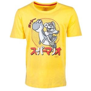 Tričko Nintendo Super Mario Yoshi Yellow M TS237186NTN-M